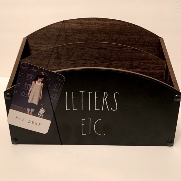 Rae Dunn LETTERS ETC. Letter Holder/Organizer